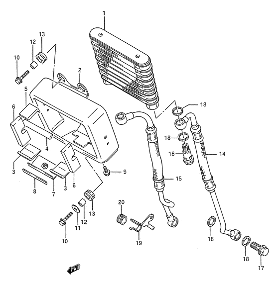 VS1400 Масляный радиатор
