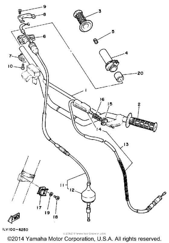 Handlebar-cable
