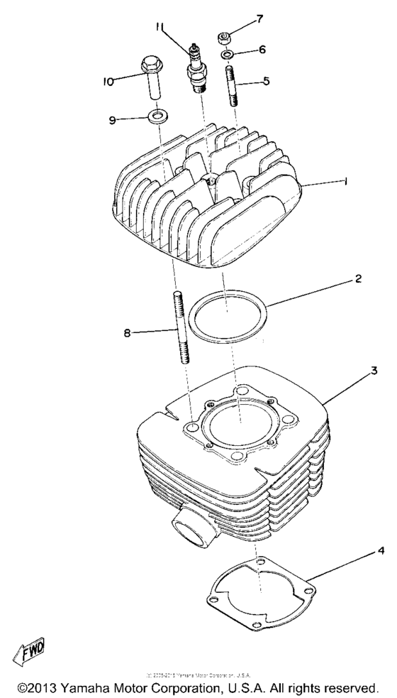Cylinder head - cylinder