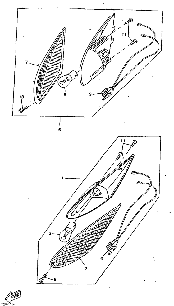CW50RSP Поворотники