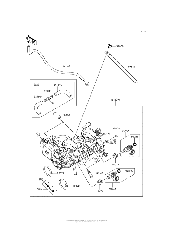 KLE650 Акселератор