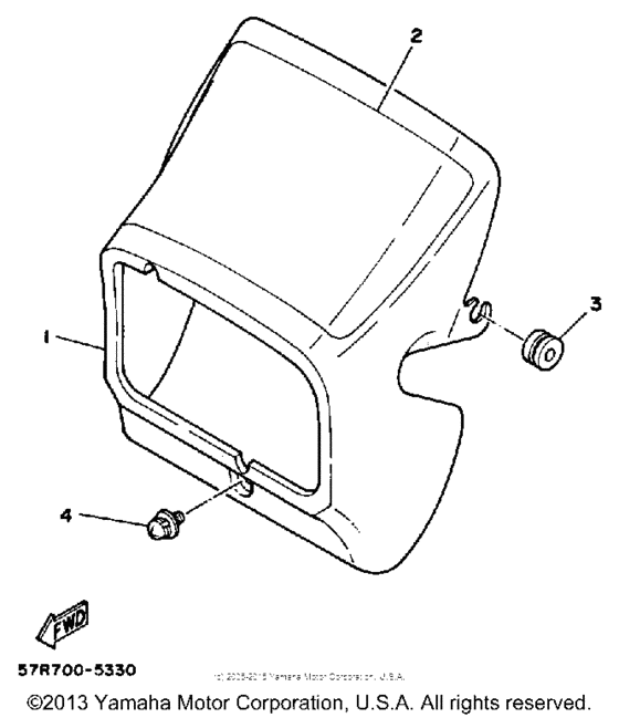 XT350N Обтекатели