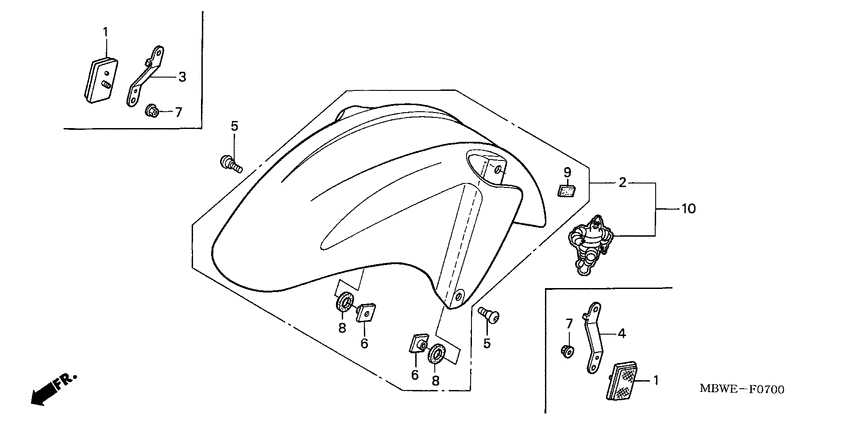  Переднее крыло