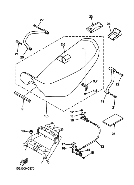 XT660R 25KW Пружина