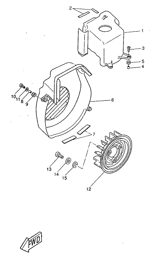 CW50RS Кожух вентилятора