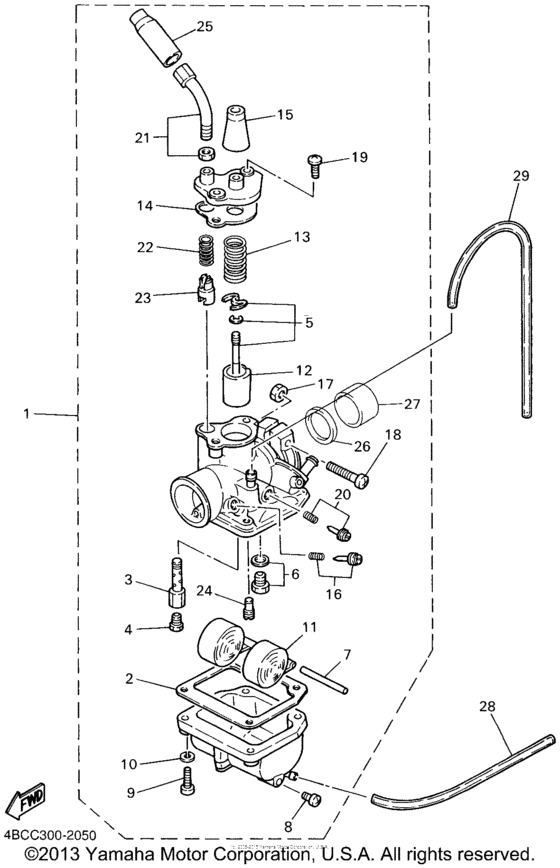 PW80P Карбюратор