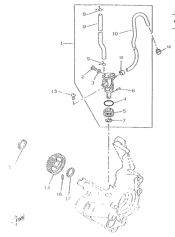 CW50RS Масляный насос