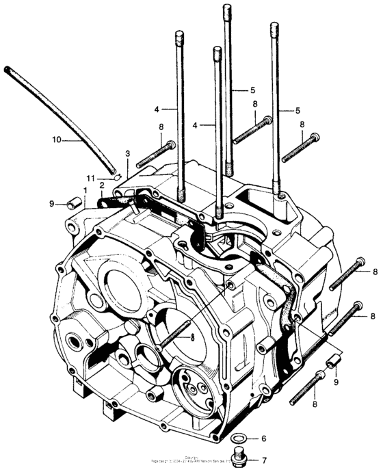 Right & left crankcase