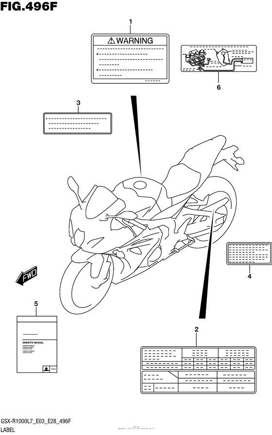 Label (Gsx-R1000Al7 E33)