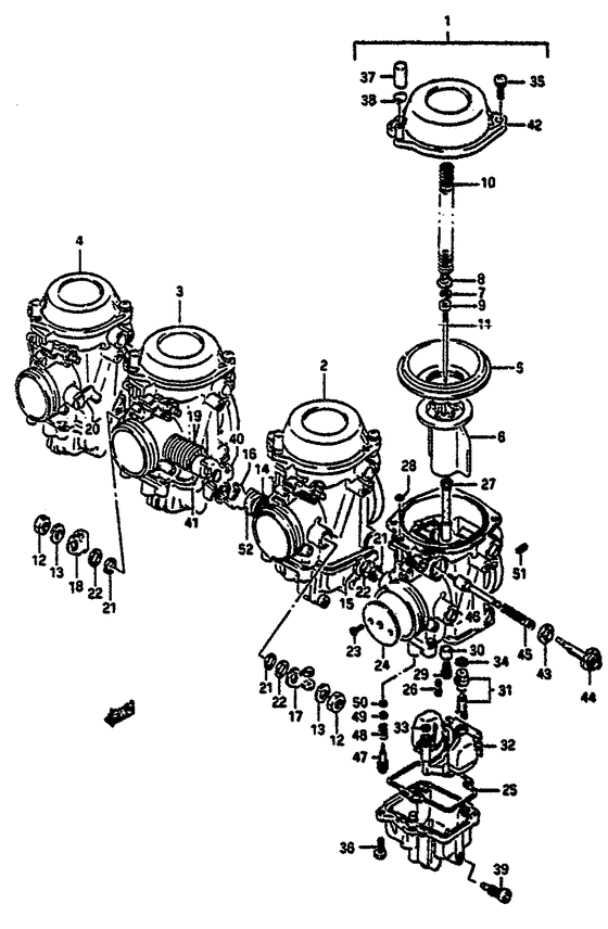 Carburetor assy