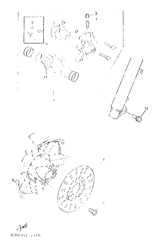 Vorderradbremssattel