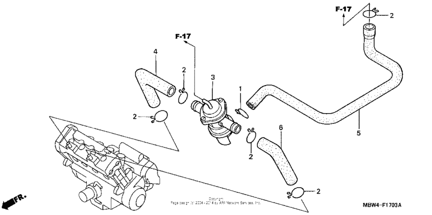  Air injection control valve ('99-'00)
