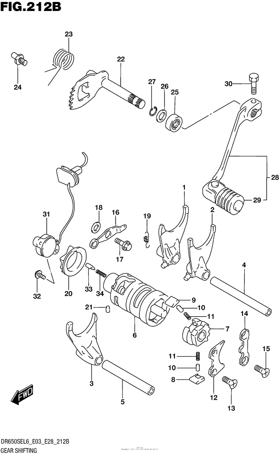 Gear Shifting (Dr650Sel6 E28)