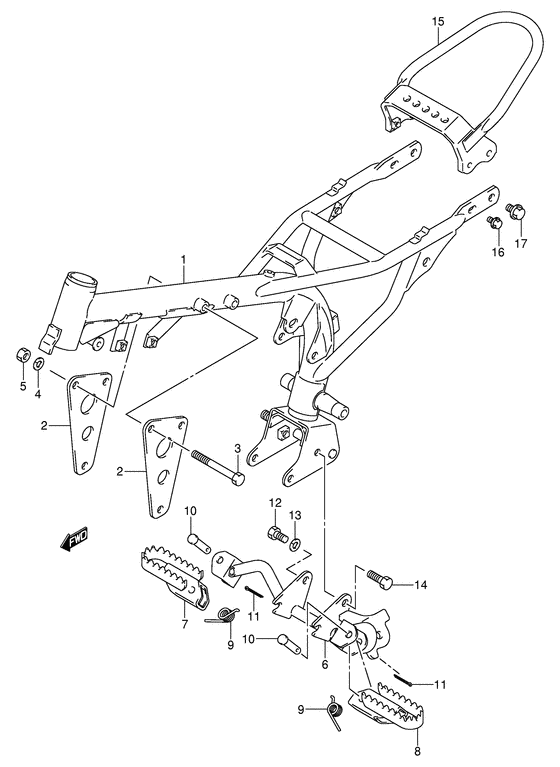 Frame/footrest
