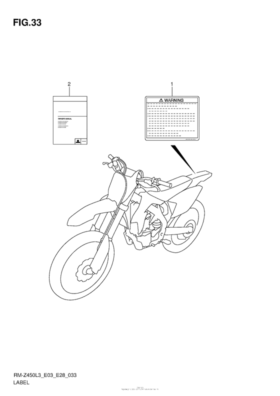 Label (Rm-Z450L3 E28)