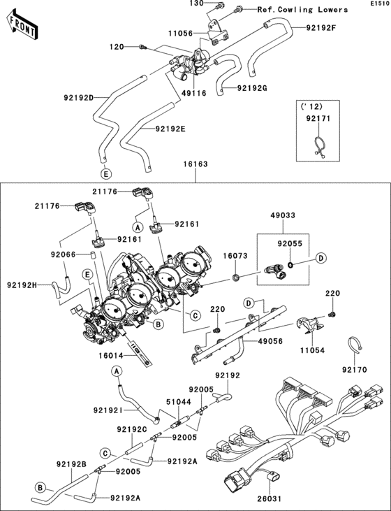 ZX1400 Акселератор