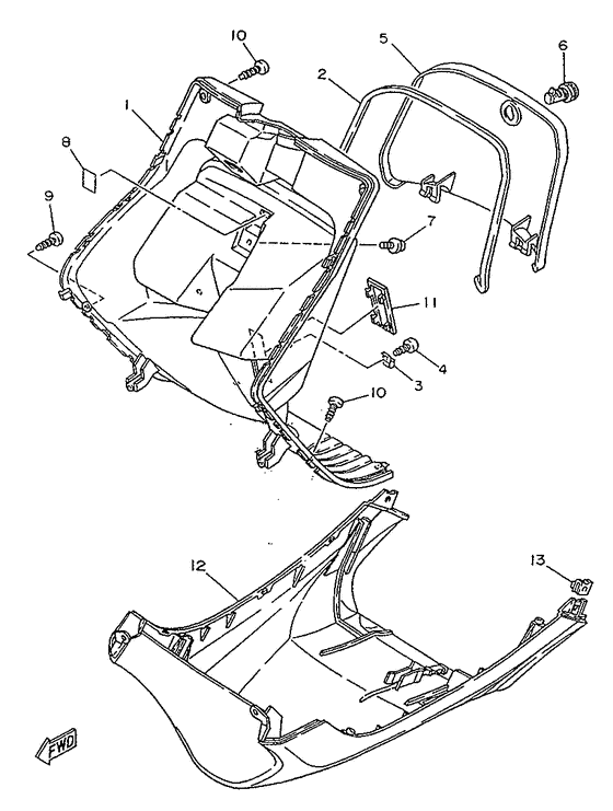 YA50R Escudo salvapiernas