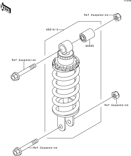 ZX600 Амортизатор
