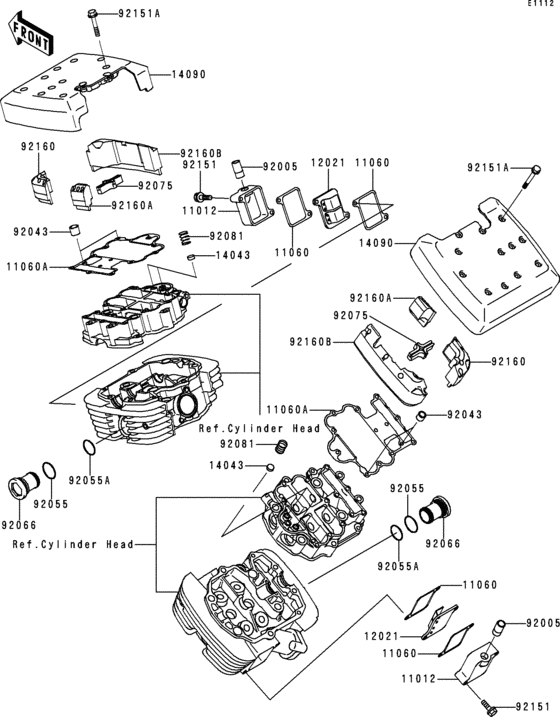  Крышка головки цилиндров
