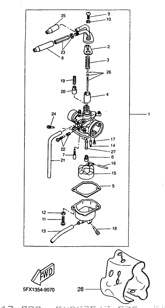CW50RS Карбюратор
