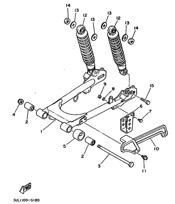Rear arm. suspension