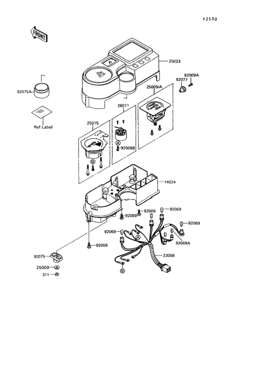KL650 Приборы