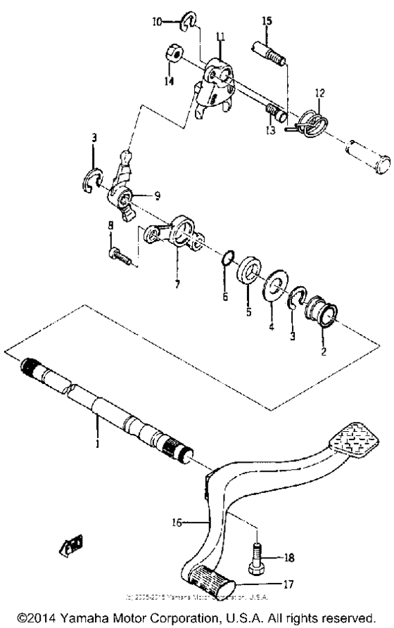 YA6B Переключение скоростей
