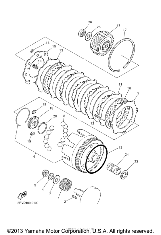PW80T Сцепление