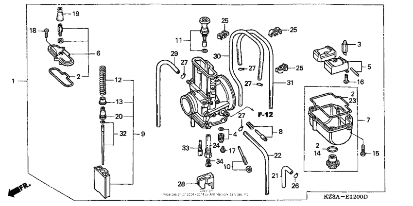 CR250R Carburetor ('02-'03)