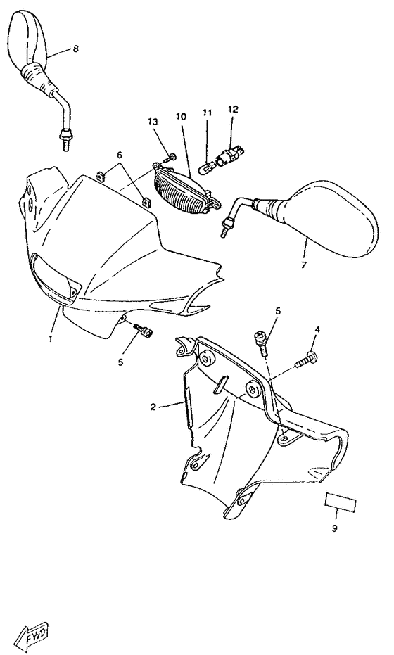 CW50RS Обтекатели