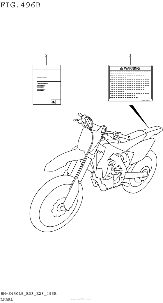 Label (Rm-Z450L5 E28)