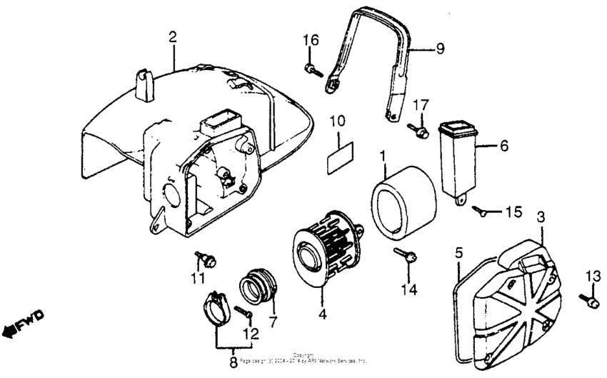 NH125 Воздушный фильтр