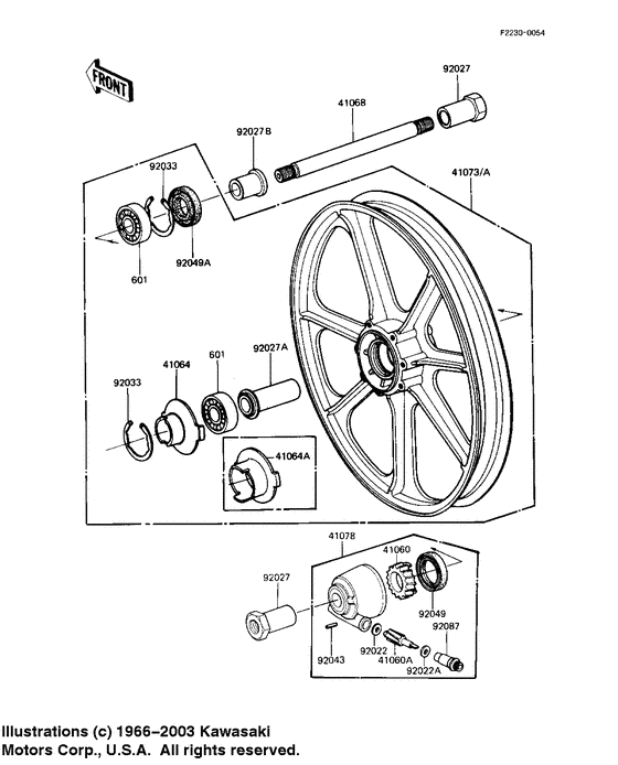 Front wheel/hub