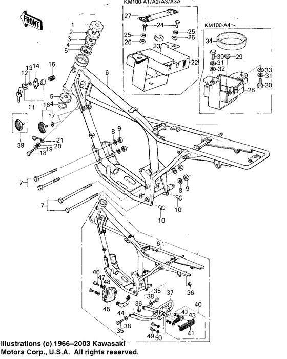 Frame/frame fittings