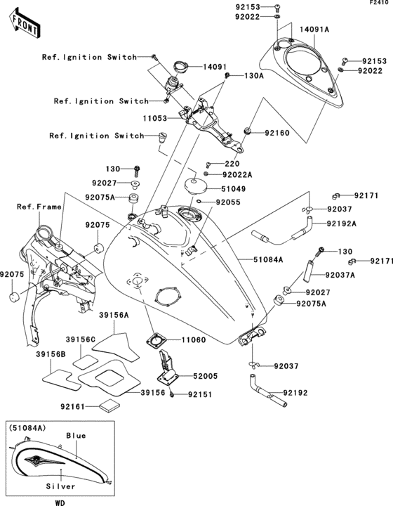  Топливный бак