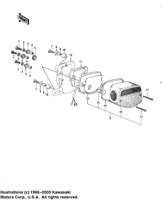 Taillight unit ass`y