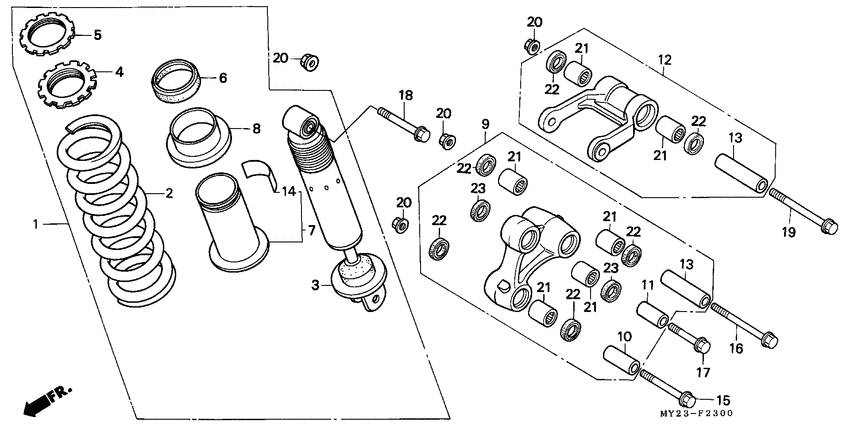 Rear cushion