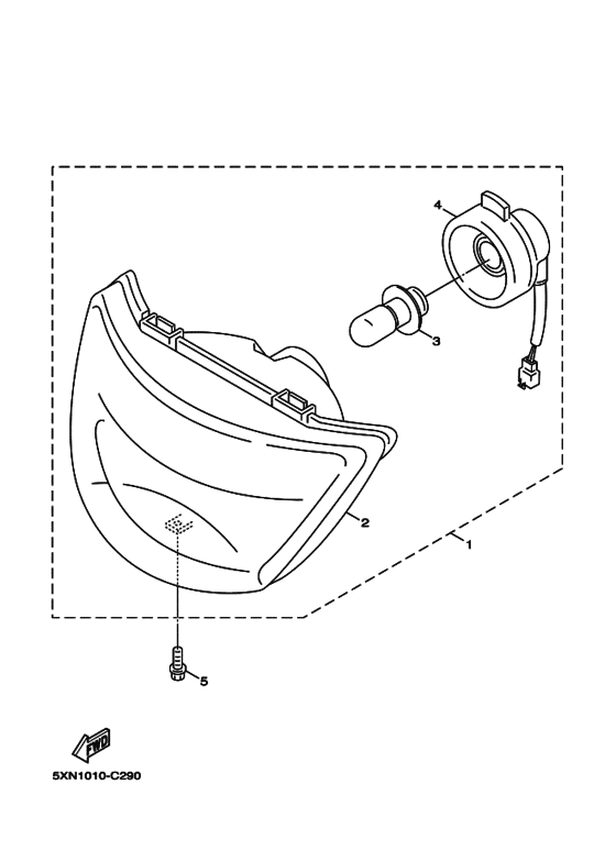 Headlight assy