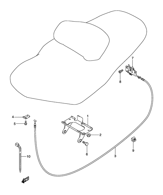 Seat support bracket