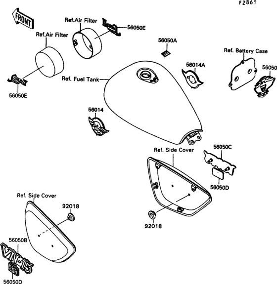 VN1500 Наклейки