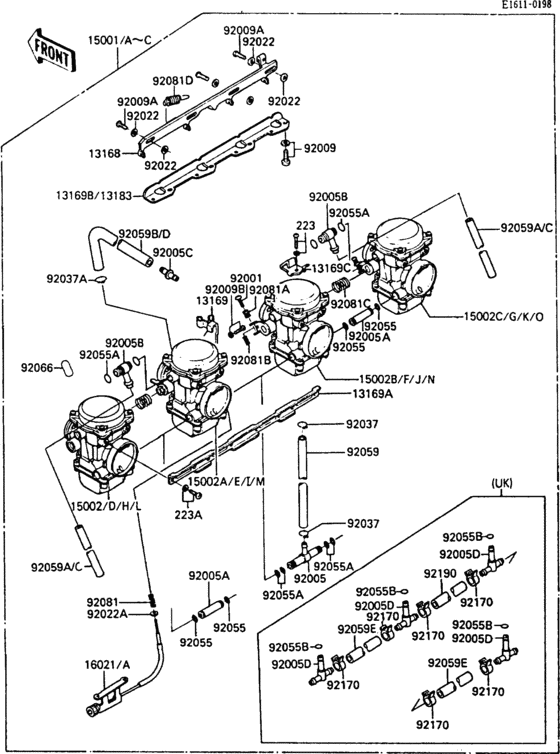 ZX600 Carburetor(1 / 3)