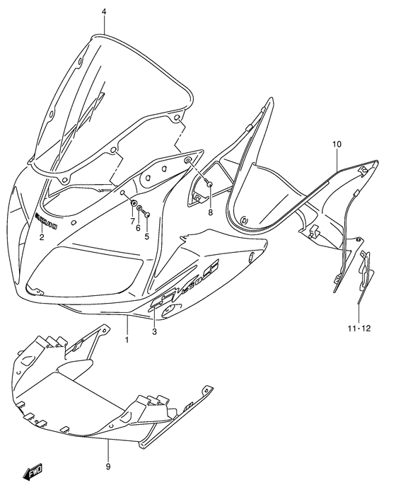 Cowling body