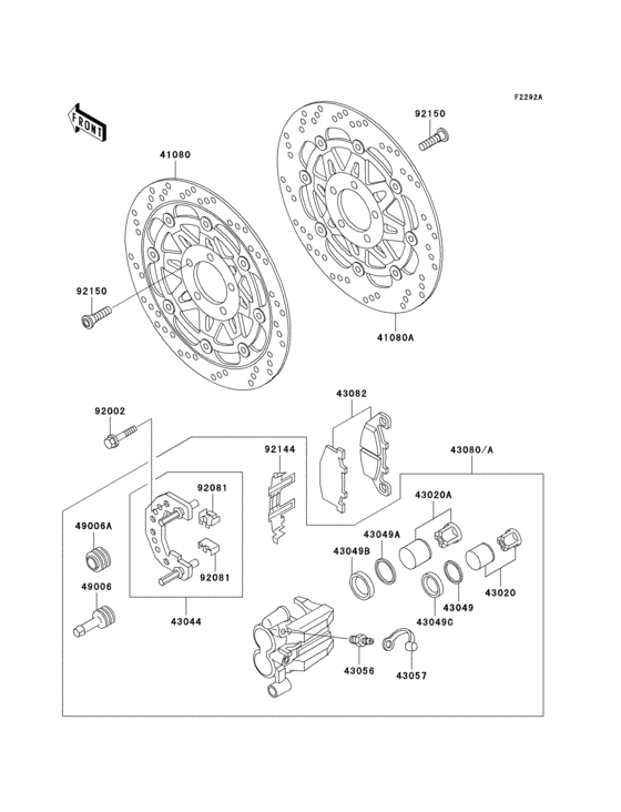 Front brake(zg1000-a19)