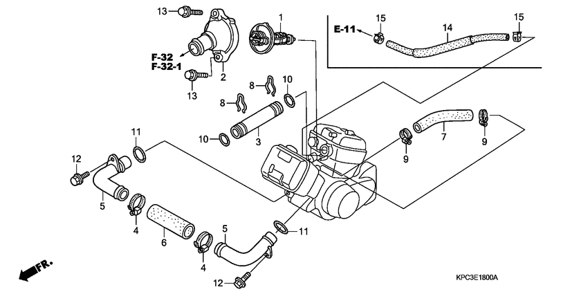 Water hose connection