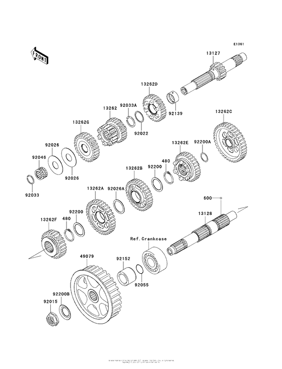 VN900 Трансмиссия