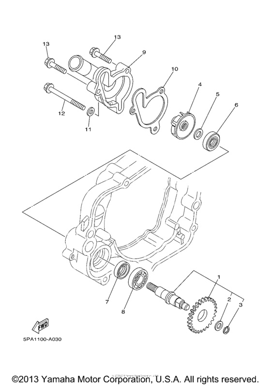 YZ85A Водяной насос