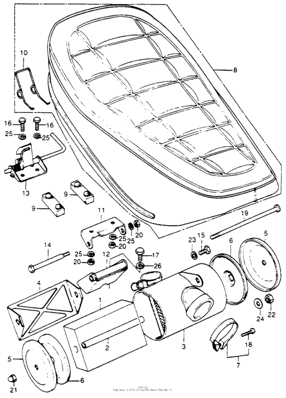 Seat + air cleaner