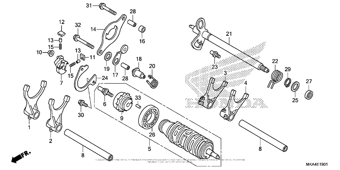 Gearshift Drum (2)