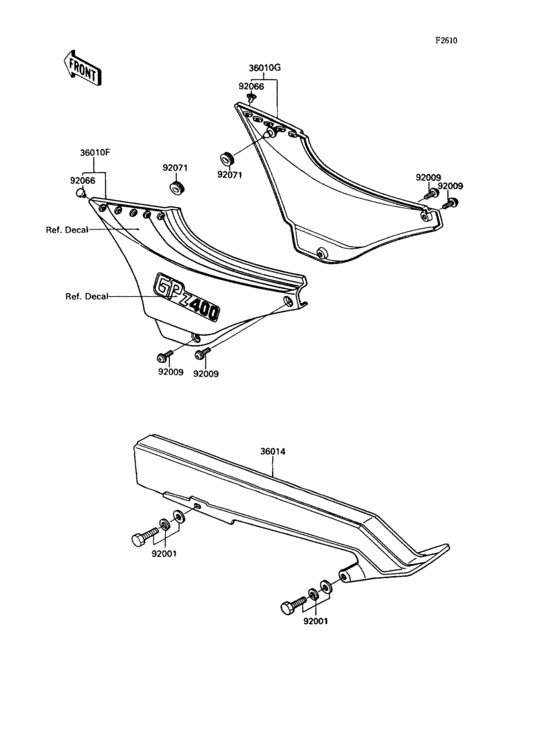 Side covers/chain cover(1/2)