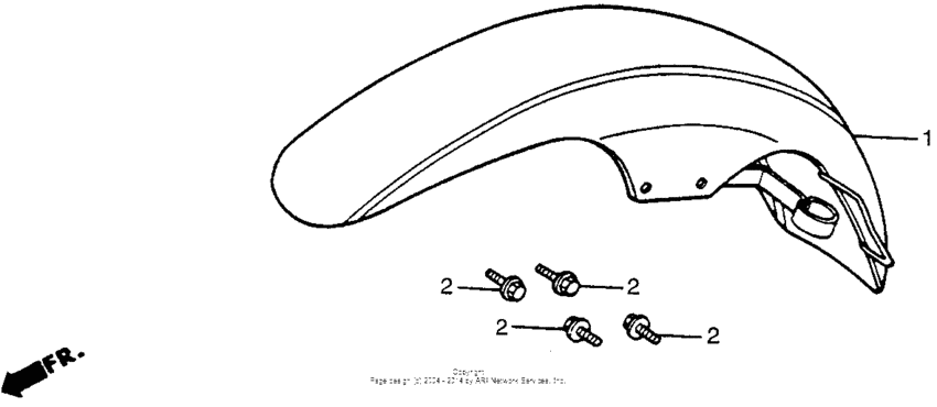 VT700C Переднее крыло